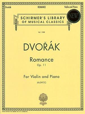 Antonín Dvořák: Romance, Op. 11: Violine mit Begleitung
