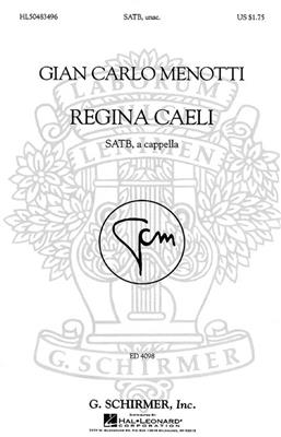 Gian Carlo Menotti: Regina Caeli: Gemischter Chor A cappella