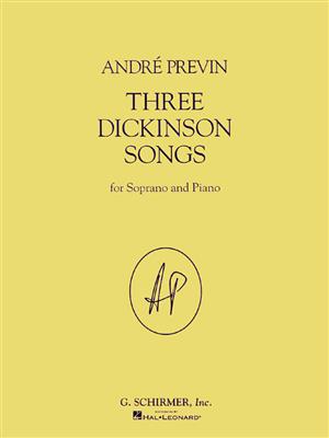 André Previn: Three Dickinson Songs: Gesang mit Klavier