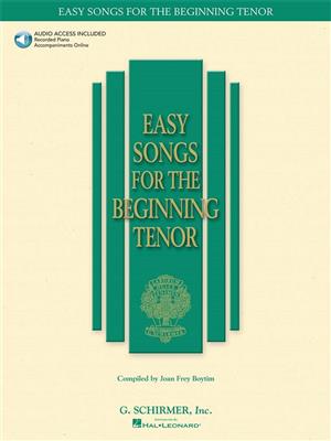 Easy Songs for the Beginning Tenor: Gesang Solo