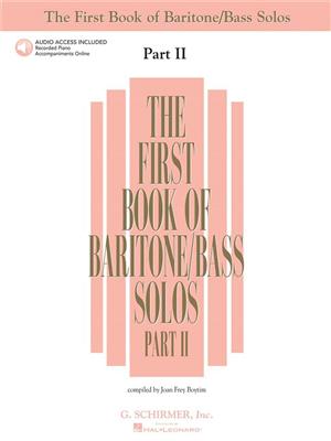 The First Book of Baritone/Bass Solos - Part II: Gesang mit Klavier