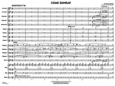 Come Sunday - Jazz Ensemble Score: Jazz Ensemble