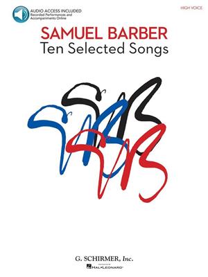 Samuel Barber: Samuel Barber - 10 Selected Songs: Gesang Solo