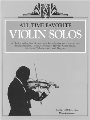 All Time Favorite Violin Solos: Violine mit Begleitung
