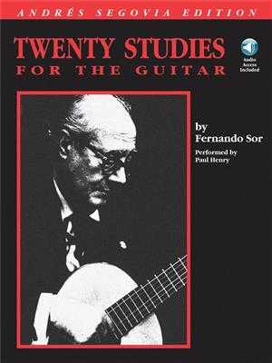Andrés Segovia: Andres Segovia - 20 Studies For Guitar ( Sor ): (Arr. Fernando Sor): Gitarre Solo