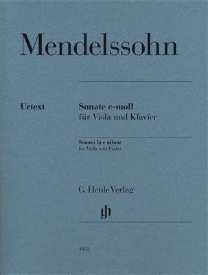 Felix Mendelssohn Bartholdy: Sonate c-moll für Viola und Klavier: Viola mit Begleitung