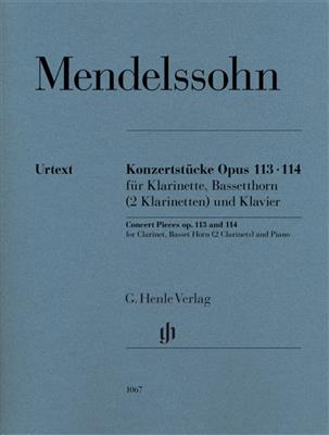 Felix Mendelssohn Bartholdy: Konzertstücke Opus 113 und 114: Klarinette Duett