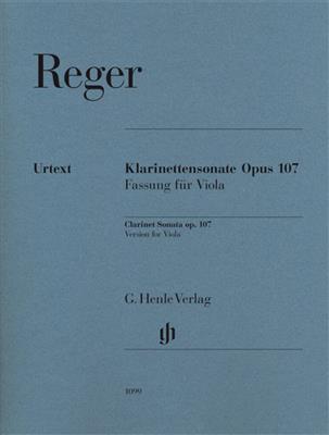 Max Reger: Klarinettensonate Opus 107: Viola mit Begleitung