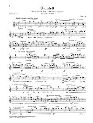 Max Reger: Klarinettenquintett A-dur op. 146: Kammerensemble