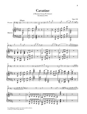 Camille Saint-Saëns: Cavatine Op.144: Posaune mit Begleitung
