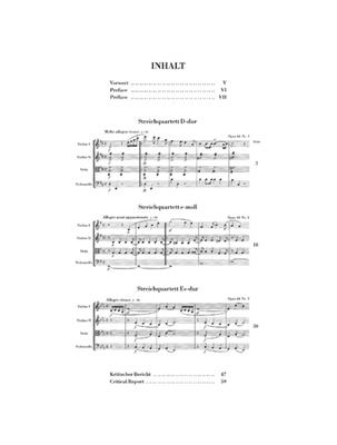 Felix Mendelssohn Bartholdy: String Quartets op. 44, 1-3: Streichquartett