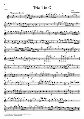 Franz Joseph Haydn: Trios Fur Zwei Floten Und Violoncello: Flöte Duett