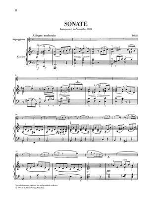 Franz Schubert: Sonata For Piano And Arpeggione In A Minor D 821: Viola mit Begleitung