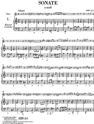 Georg Friedrich Händel: Flute Sonatas, Volume II [Hallenser-Sonatas]: Flöte mit Begleitung