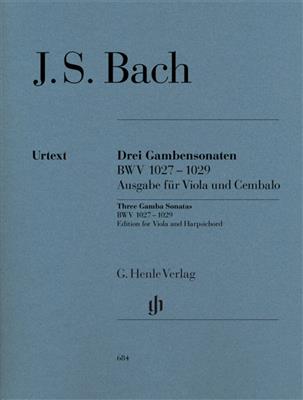 Johann Sebastian Bach: Sonatas for Viola da Gamba and Harpsichord: Viola mit Begleitung