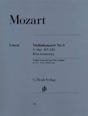 Wolfgang Amadeus Mozart: Violin Concerto No.3 In G K.216: Violine mit Begleitung