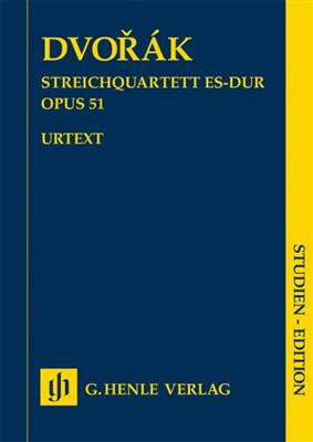 Antonín Dvorák: String Quartet E Flat Major Op. 51: Streichquartett