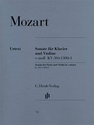 Wolfgang Amadeus Mozart: Violin Sonata In E Minor K.304: Violine mit Begleitung