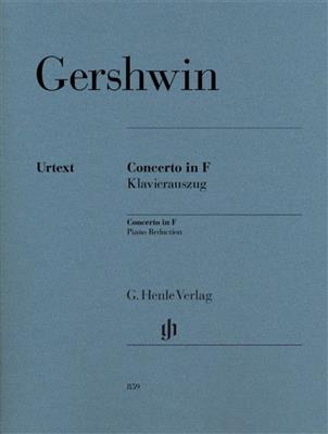 George Gershwin: Concerto in F for Piano and Orchestra: Klavier vierhändig
