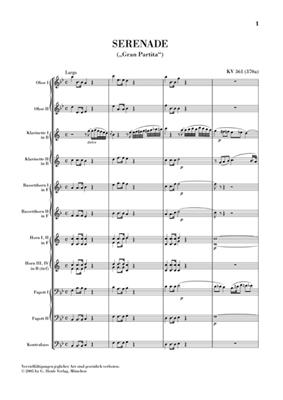 Wolfgang Amadeus Mozart: Gran Partita B-dur KV 361: Bläserensemble