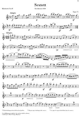 Ludwig van Beethoven: Sextet in E Flat Major Op. 71, March WoO 29: Bläserensemble
