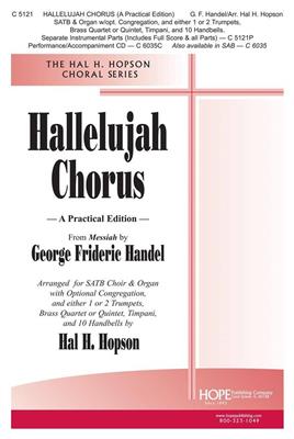 Georg Friedrich Händel: Hallelujah Chorus: (Arr. Hal H. Hopson): Gemischter Chor mit Klavier/Orgel