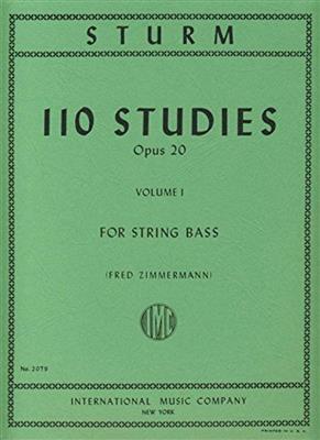 W. Sturm: 110 Studies Op. 20 Vol. 1: Kontrabass Solo