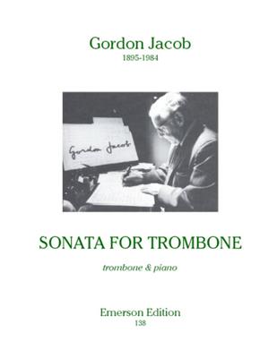 Gordon Jacob: Trombone Sonata: Posaune mit Begleitung