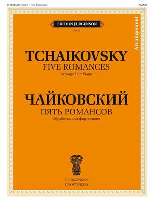 Pyotr Ilyich Tchaikovsky: 5 Romances: (Arr. B Bekhterev): Klavier Solo