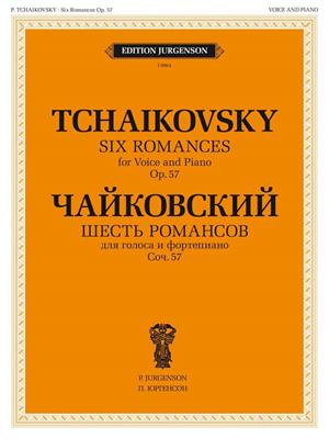 Pyotr Ilyich Tchaikovsky: 6 Romances, Op. 57: Gesang mit Klavier