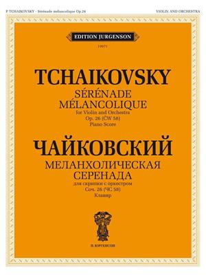 Pyotr Ilyich Tchaikovsky: Serenade melancolique, Op. 26: Orchester mit Solo