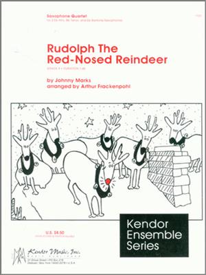 Marks: Rudolph Rednosed Reindeer: (Arr. Arthur R. Frackenpohl): Saxophon Ensemble