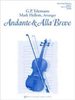 Georg Philipp Telemann: Andante and Alla Breve: Violin Duett