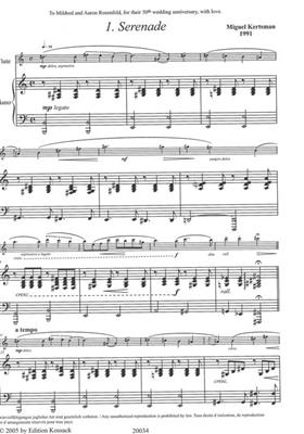 Kertsman: 4 Choros & Lullabies: Flöte mit Begleitung