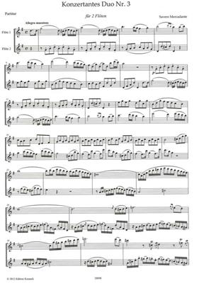 Saverio Mercadante: Duetto Concertante 3: Flöte Duett