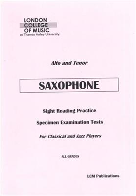 Jeffery Wilson: Lcm Saxophone Specimen Sight Reading Tests 1-8: Saxophon