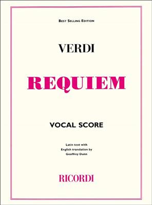Giuseppe Verdi: Requiem: Gemischter Chor mit Klavier/Orgel