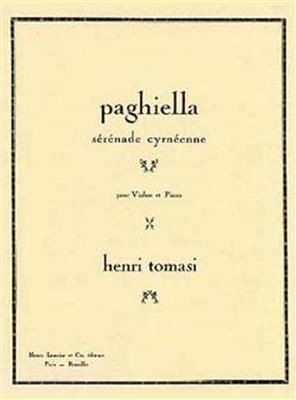 Henri Tomasi: Paghiella : Sérénade cyrnéenne: Violine mit Begleitung