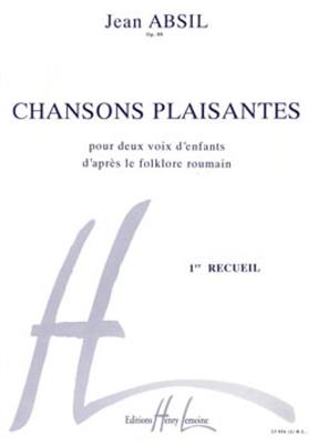 Jean Absil: Chansons plaisantes Vol.1 Op.88: Kinderchor mit Klavier/Orgel