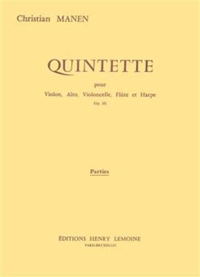 Christian Manen: Quintette Op.33: Kammerensemble