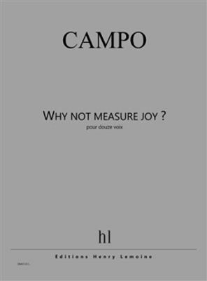 Régis Campo: Why not measure joy ?: Gemischter Chor mit Begleitung