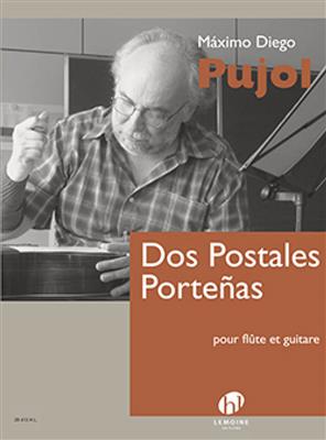 Maximo Diego Pujol: Dos Postales Portenas: Flöte mit Begleitung