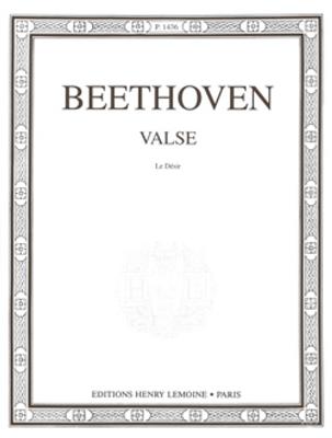 Ludwig van Beethoven: Valse Le Désir en la bémol maj.: Klavier Solo