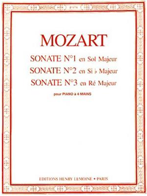 Wolfgang Amadeus Mozart: Sonaten(3): Klavier vierhändig