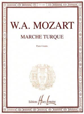 Wolfgang Amadeus Mozart: Marche turque: Klavier vierhändig