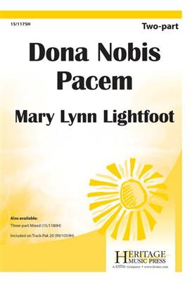 Mary Lynn Lightfoot: Dona Nobis Pacem: Frauenchor mit Klavier/Orgel