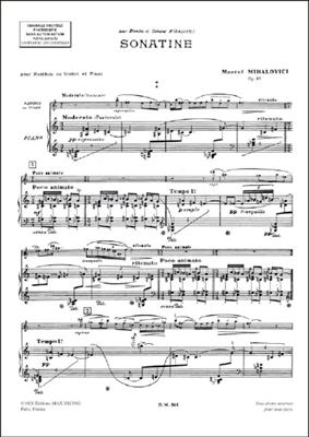 Marcel Mihalovici: Sonatine Op 13: Oboe Solo