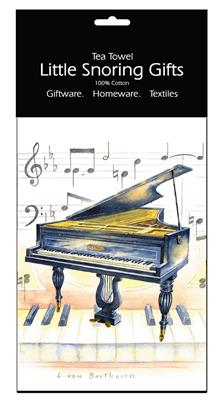 Little Snoring Gifts: Tea Towel (Piano)