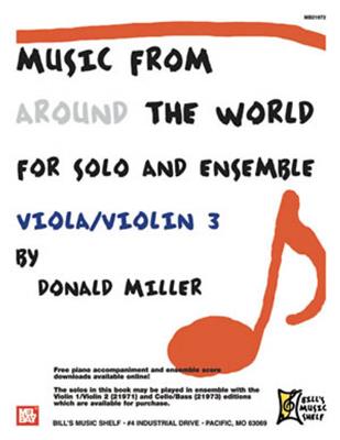 Music From Around The World For Solo and Ensemble: Viola Solo