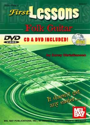 First Lessons Folk Guitar Book/Cd/Dvd Set